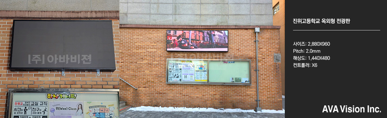 Jinwee High School Outdoor Led Display